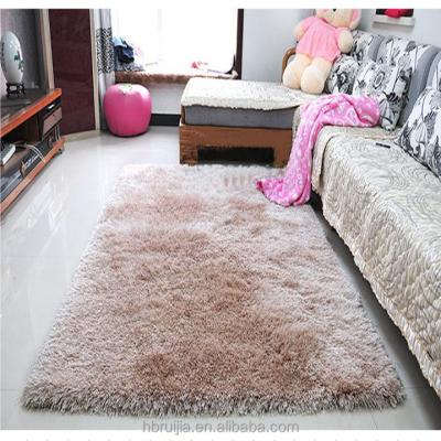 China Long Pile Shaggy Dense Anti-Slip Polyester Carpet Rug for sale