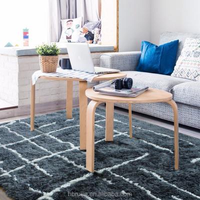 China Eco-friendly.anti-slip.water-proof Black Modern Factory Faux Fur Carpet Pattern Blanket Rugs for sale