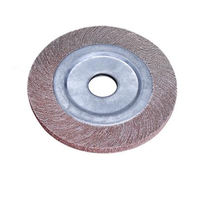 China High Quality Long Life High Performance Aluminum Oxide Fin Wheel For Stainless Grinding Polishing for sale