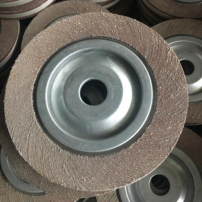 China Polishing Metal / Stainless Steel Fin Wheel For Stainless Steel Grinding Polishing With All Kinds Of Material for sale