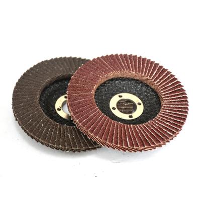 China Metal Wood Grinding Low MOQ Aluminum Oxide Fin Discs Sanding Disc Abrasive Fin Disc for sale