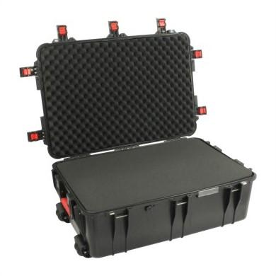 China Waterproof Shockproof Dustproof Military Tools Carrying Shockproof Box Plastic Flight Suitcase With Foam for sale