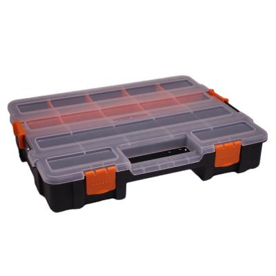 China Lightweight Custom Plastic Logo Clear Fishing Tackle Box Tool Box for sale