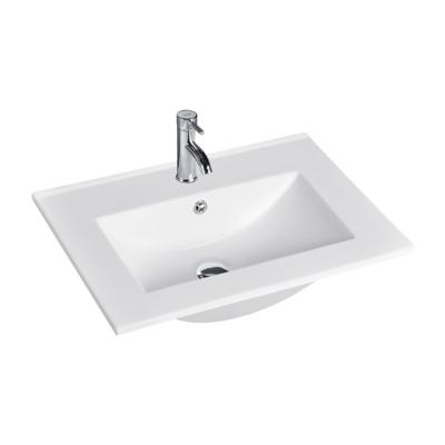 China Factory direct selling unique porcelain cabinet mounted bathroom sinks basin for sale