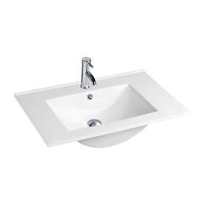 China High end sanitary ware vanity sink porcelain above counter bathroom cabinet basin for sale