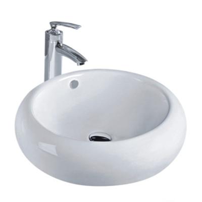 China Modern simple sanitary ware above counter mounting art basin ceramic hand wash sink for sale