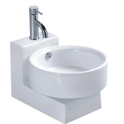 China Hot sell bathroom lavabo above counter mounting art washbasin ceramic wash basin en venta