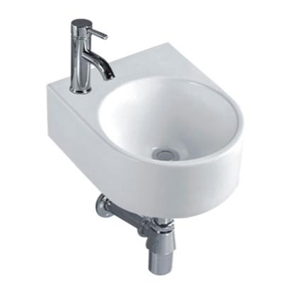 China European style new design good quality white ceramic wash basin sink wall hung for sale