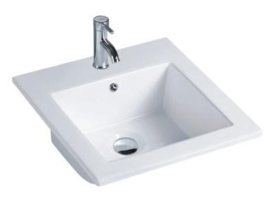 China 9041 Wholesale washbowl above ceramic cabinet fancy pedicure cabinet wash basin for dining room Te koop