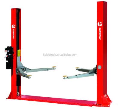 China Cheap Two Post Lower Bar Vehicle Lifter Vehicle Crane With CE Certificate Sun Car Crane for sale