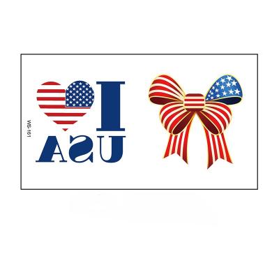 China Party Decoration LEMON Independence Day Stickers America Holiday Decorations Photo Props Party Supplies Decorations Waterproof Tattoo Paste for sale