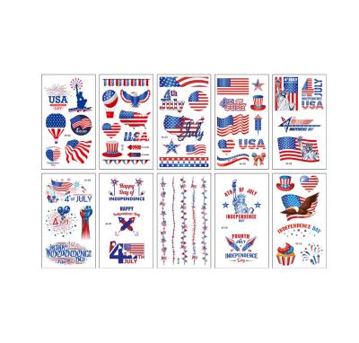 China Party Decoration LEMON America USA Holiday Decorations Independence Day Stickers Photo Props Party Supplies Tattoo Paste Decorations for sale