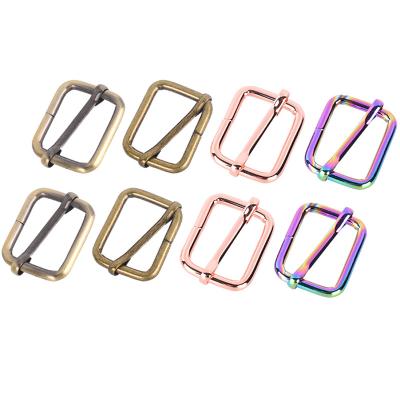 China Iron Ivoduff Buckle For Leather Strap / Strap Slider Buckle For Handbag for sale