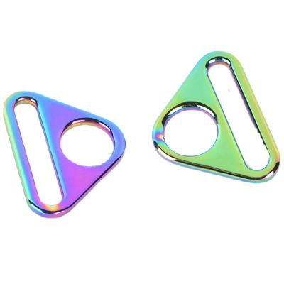 China Metal Triangle Bag Buckle, Handbag Triangle Bag Strap Connector, Ring Buckle For Bag Making for sale