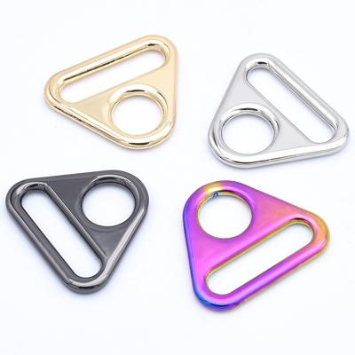 China Metal Ivoduff Triangle Bag Strap Connector, Ring Buckle For Bag Making for sale