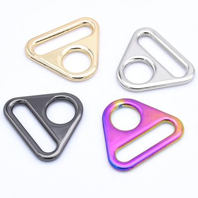 China Handbag Accessories Ivoduff 25mm Metal Buckle Triangle Ring Buckle Strap Buckle for sale