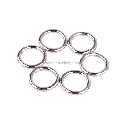 China Shiny Light Metal Handbag O-ring Buckle 16mm Handbag O-ring Buckle Hardware Custom Accessories for sale