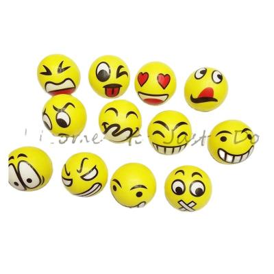 China Portable PU Face Pull Stretch Bounce Portable Stress Balls for sale