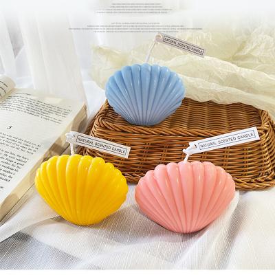 China Soy Candles Scented Scented Soy Candles Selling Seashell Best Handmade Smokeless Sea Shell Creative Gifts Shell Shape Scented Candles For Party Home Decoration for sale