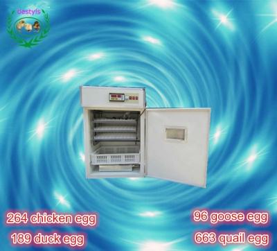 China Fully Automatic 264 Egg Incubator Egg Hatcher Multifunctional Farms Poultry Hatcher For Sale for sale