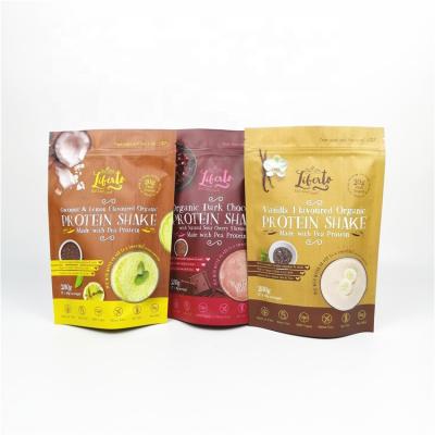 China Low MOQ Moisture Proof Stand Up Pouch Vanilla Beans Packaging Digital Printing Custom Printed Plastic Bags for sale