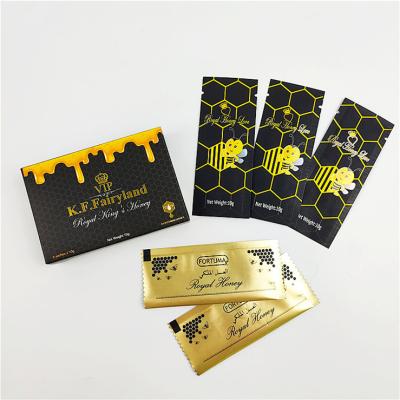 China Small Sugar Honey Drink Powder Packaging Sample Honey Bag Aluminum Foil Pouch Moisture Proof Soft Bags for sale