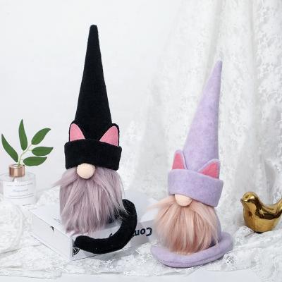 China Modern Cat Gnomes Swedish Figurines Cartoon Gnomes Faceless Plush Dolls Tomte Decorations Party Gift Home Decor for sale