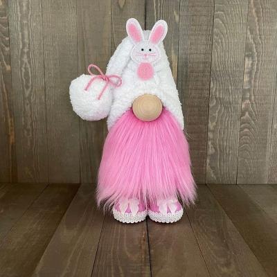 China Modern Decorations Rabbit Day Easter Gnome Faceless Plush Dolls Party Supplies Bunny Gnomes Table Home Decor for sale