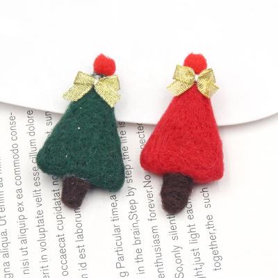 China Christmas Decoration Wool Felt Christmas Tree Hanging Garlands DIY Handmade Bouquet Ornaments Christmas Jewelry Accessories for sale