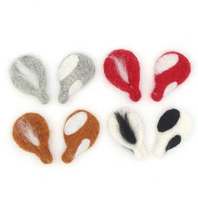 China Decoration Korea Wool Felt Hair Accessories Scare Jewelry Supplies Ear Wool Felting DIY Kits Making Accessories for sale