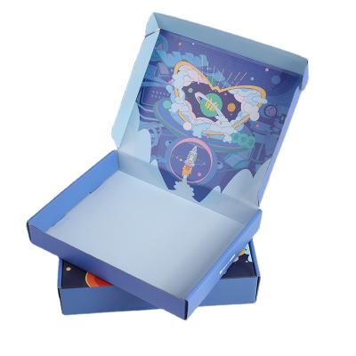 China Recycled Materials Beautifully Customized Square Foldable Rigid Clamshell Paper Gift Box for sale