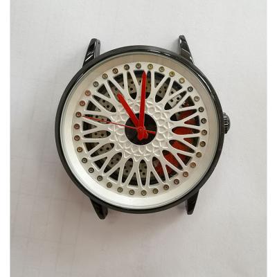 China Newly Waterproof Hollow Dial Design Mens Quartz Movement OEM Watch Wristwatches Luxury for sale