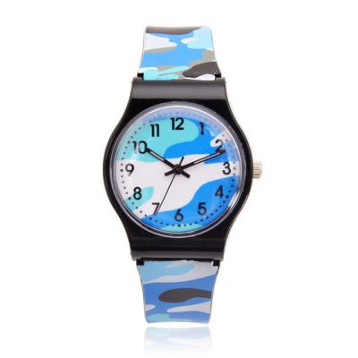 China New design non-specific promotional watch logo shenzhen popular camouflage-printed popular cheap watches full fashion custom hot plastic watch for sale