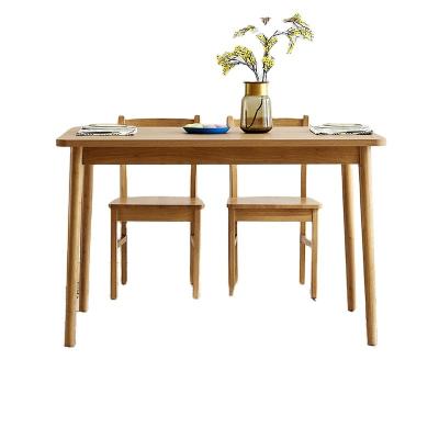 China Regular Wood Dining Table Wear Resistant Scratch And Scratch Resistant Modern Kitchen Unit Furniture for sale