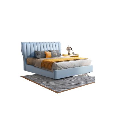 China High Quality Soft Touch Sponge Filling Bed Set Modern Comfortable Wooden Bed Furniture New Bedroom Furniture for sale