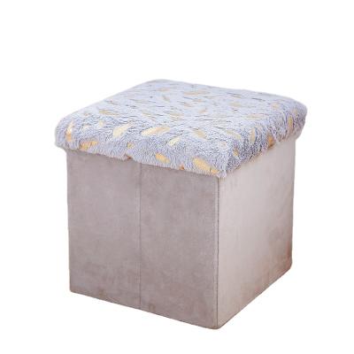 China Storage Ottoman Adjustable Cubes (Height), Ottoman Foot Stool Rest, Comfortable Seat With Foldable Lid Footrest for sale