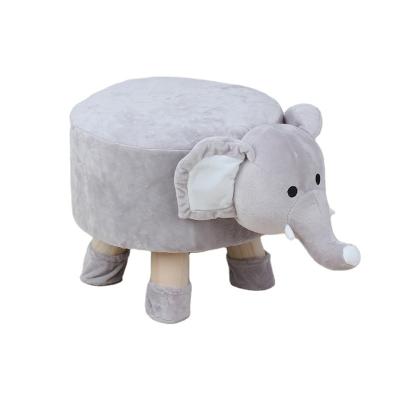 China Children's Gift Bench Stool Kids Mini Animal Wooden Stool Nursery Chair - Elephant for sale