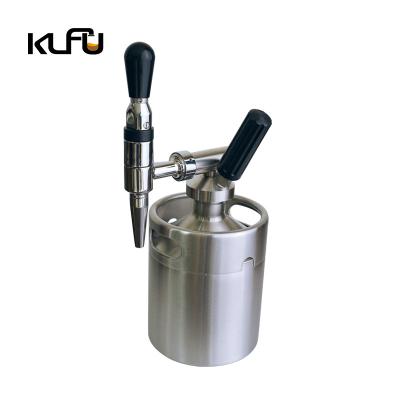 China Small 2L / 3.6L / 4L Durable CO2 Regulator Beer Keg Set for sale