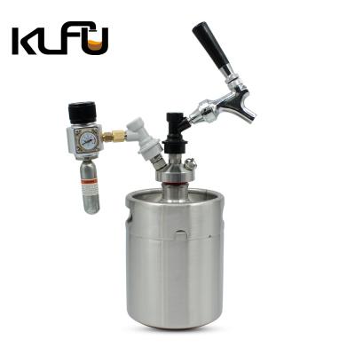 China 2L / 3.6L / 4L Cartridge Size 6g Draft Beer Nitro Cold Brew Keg for sale