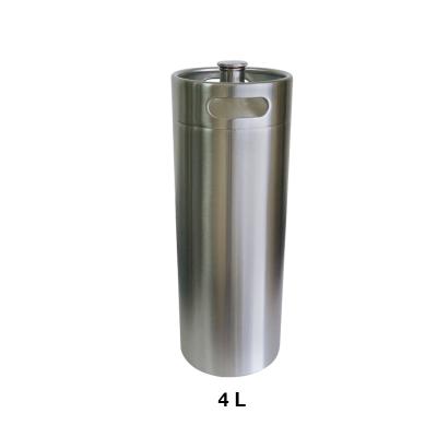 China Weight 1.25kgs Home Brewing Beer 14.5*15.5*36.5cm 4L Nitrogen Coffee Keg for sale