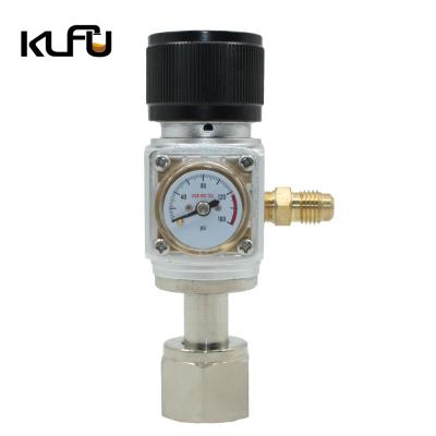 China Portable Mini CO2 Regulator Soda Machine Regulator Pressure Reducing Valve for sale