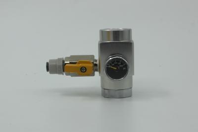 China Single Stage Mini CO2 Regulator Nitrogen Mini Regulator With Ball Valve for sale