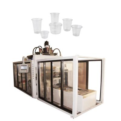 China New TFTM-70K Full automatic thermoforming plastic cup making machine for hotels with tilting for sale