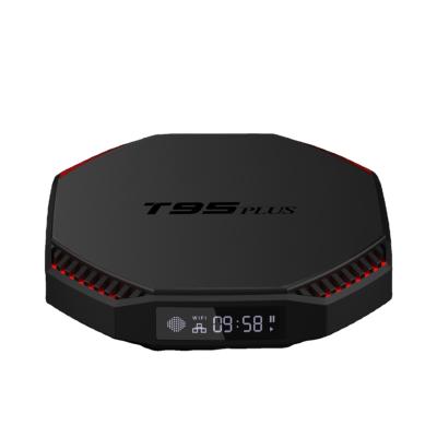 China Factory 60fps Quad-core T95Plus RK3566 IPTV Smart 32Gb 64gb 128gb Android TV Box Wholesale Digital Receiver for sale