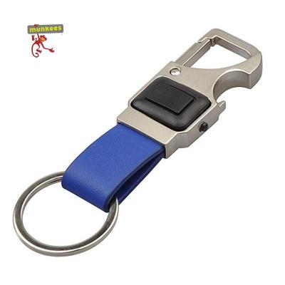 China Munkees 4-in-1 LED EDC Light Key Chain with Carabiner and Bottle Opener EDC Flashlight in 10 Pcs Box for sale