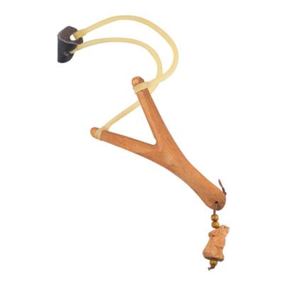 China Hunting Wrist Slingshot Wooden Material Hunting Rubber String, Interesting Outdoor Sling Shots Hunting Props for sale