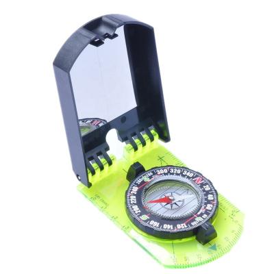 China Acecamp Water/Shock Proof Folding Map Pocket Compass with Mirror Camping Compass for Outdoor Activities Backpacking Hiking Travel Recycling for sale