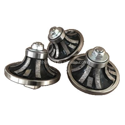 China Ferrous Metals Sintered / Segmented Hand Profile Wheels For Granite for sale