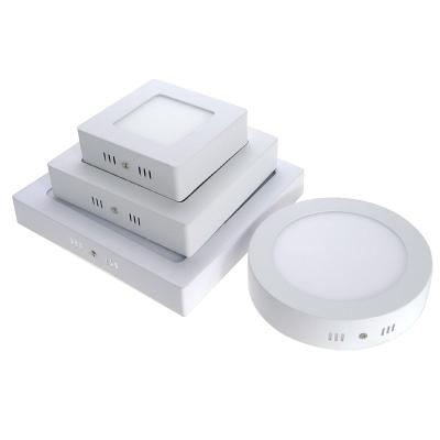 China Residential Household Round Square Surface Mouted Recessed Ceiling Mounted LED Panel Light 3W~30W for sale