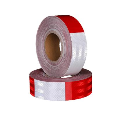 China Reflective Tape Red White Reflective Tape Adhesive Arrow Sticker For Truck For Vehicle Evidence Marking Tape for sale